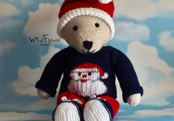Hand crafted, one of a kind teddy bear - Woodlandstar
