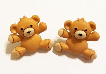 Teddy Bear Post Earrings #4