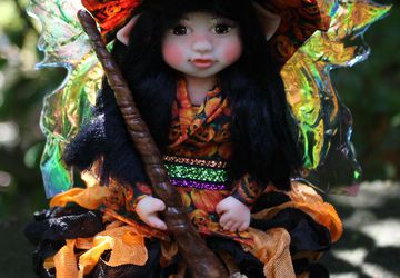 Polymer Clay Witch Fairy