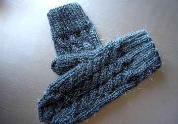 Wool mittens