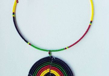 African beaded necklace