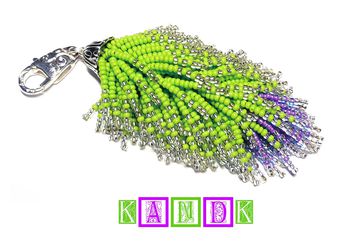"Lavender fox" key-chain