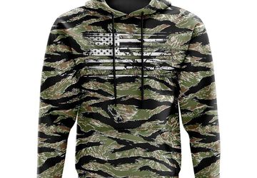 Tiger Camo Patriotic Hoodies | Soft And Comfortable