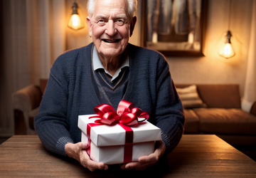 How to make a gift for new grandpa