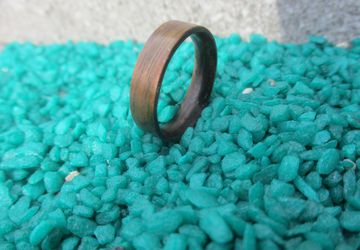 Walnut ring brown ring bentwood ring aniversary ring thin ring mens engagement ring -Free shipping-