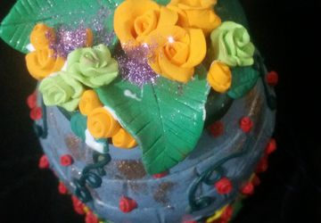 Beautiful handmade jar
