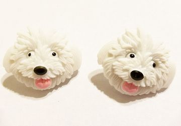 Sheep Dog Post Earrings #12