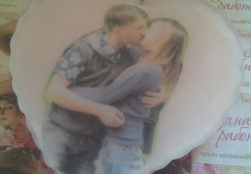 A handmade natural soap