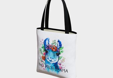 No Prob-llama tote bag