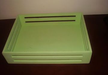 Decoupage of a serving tray