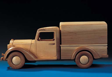 Wooden truck
