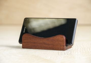 A holder for business cards or a phone