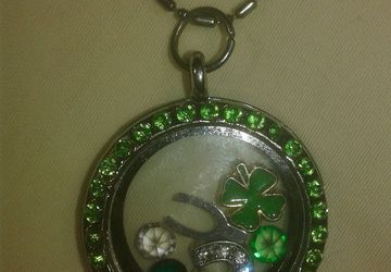 Lucky St. Patrick's Day Locket Necklace
