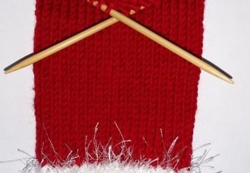 How To Knit A Christmas Stocking