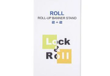The Lock & Roll 33 Banner Stand | A Slim & Versatile Display