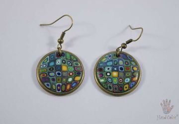 Gustav Klimt Round Earrings - BCDK-0-43