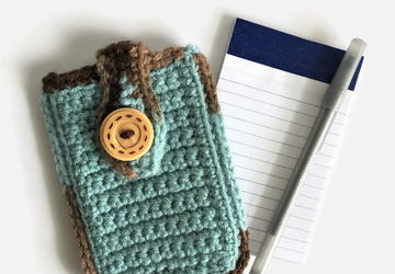 Robin's Egg Blue Small Notepad Case