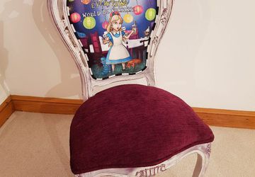 Alice in Wonderland themed chair