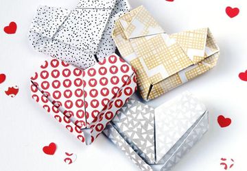 CUTE ORIGAMI VALENTINE HEARTS!