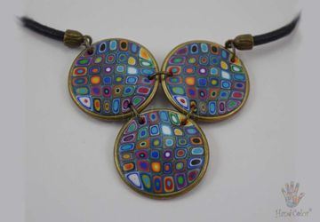 Gustav Klimt Indigo Necklace - CIDK-0-42