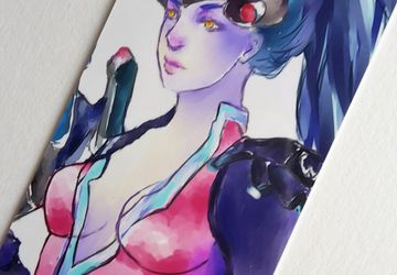 Widowmaker Overwatch Doublesided Bookmark
