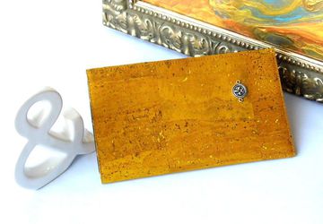 SOLD - Cork Leather Travel Wallet