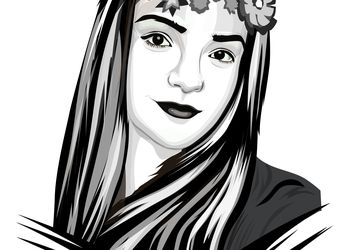 Custom Black And White Portrait