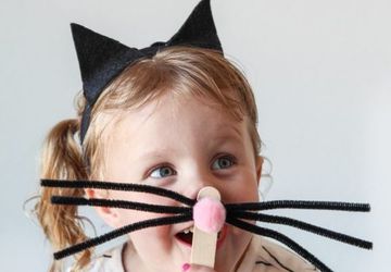 Halloween Idea: Super-Easy Kitty Cat Costume!