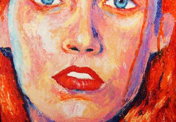 The portrait of a girl