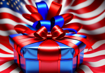 How to make a gift for 4th of July