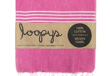 Turkish Towel From Loopys – Pink Lemonade Original Turkish Towel