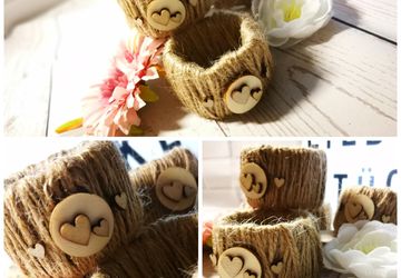 Napkin Rings "Vintage Heart"