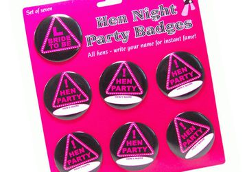 Hen Night Name Badges/ A Memorable Hens Party Product