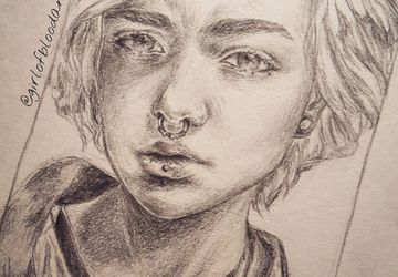 Realistic Portrait Pencil/ Charcoal Drawing