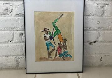 Capoeira - Original Watercolor Painting