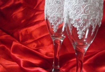Wedding wine-glasses