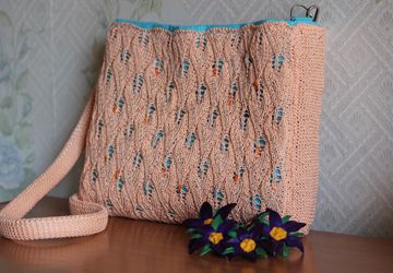 A knitted bag