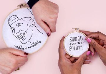 Make Cool Embroidery Wall Ar