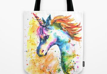 Unicorn tote bag