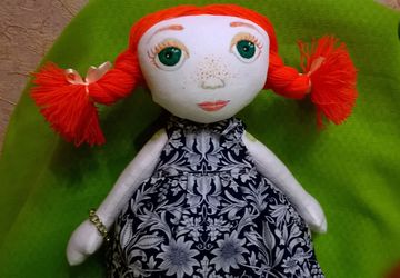 Angelina and her pitbull