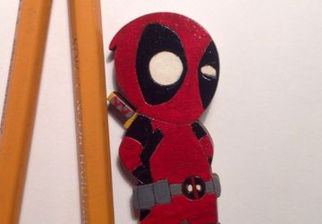 "Deadpool" brooch