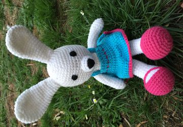Dress up bunny soft toy