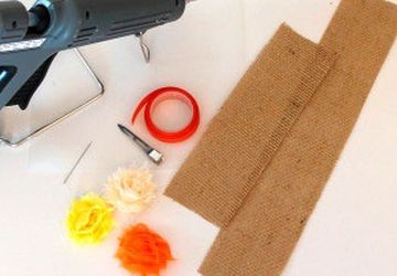 How To Make A Burlap Bow