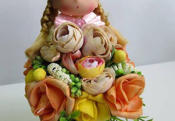 FLOWER DRESSED DOLL