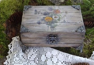 Casket "Field bouquet"