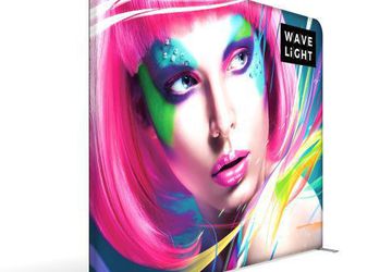 Illuminate Your Brand With The WaveLight Premium Backlit Fabric Display