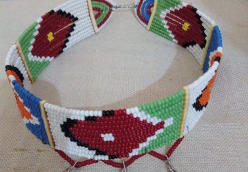 Masaai/masai beaded ceremonial wedding choker