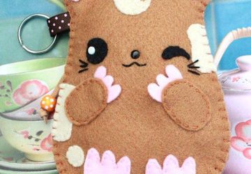 Joobie Hamster in Eco-Friendly Felt Pouch For IPhone 5/6, Samsung S6/S7