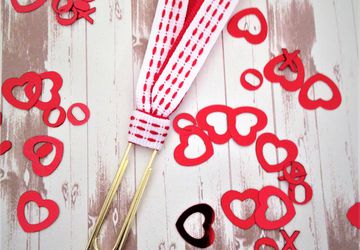 Valentine Ribbon Planner Clip