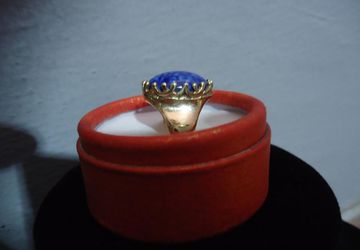 Golden Woman's Ring - Golden Ring - Victorian Gold Ring - Ring With Stone - Gold Gothic Jewelry - Gold Jewelry